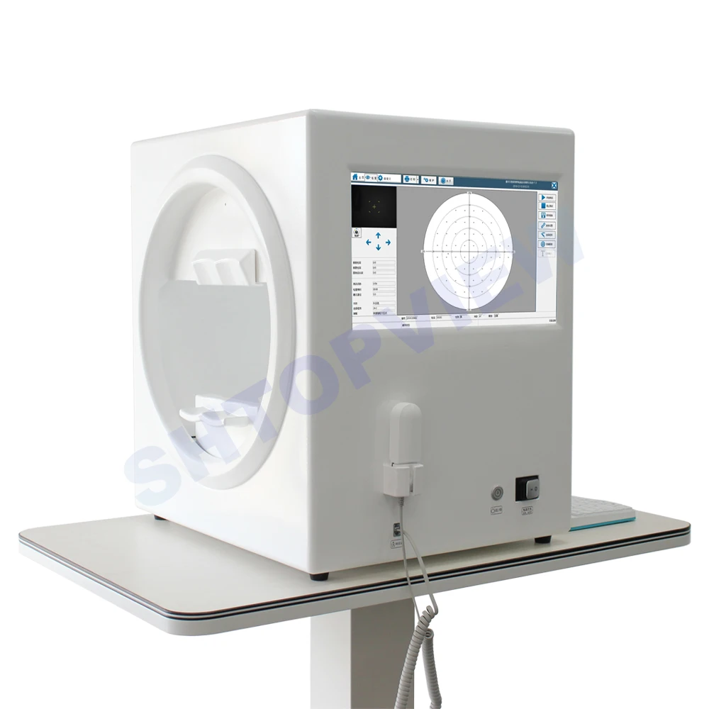 Certified Ophthalmic Instrument BIO-1000 CE Auto Perimeter Visual Field Analyzer with Bulit-in Computer Software 1-Year Warranty