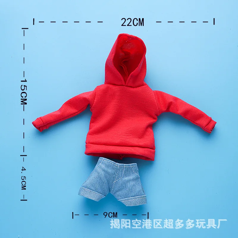 1/6 BJD Doll Clothes For Barbie Doll Outfits Puff Sleeve Shirt Skirt Shorts For Barbie Clothes 11.5" Dollhouse Accessories Toys view 6