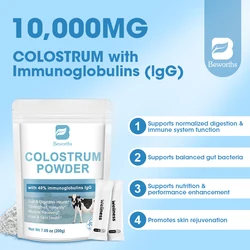 Beworths Bovine Colostrum Supplements Digestive & Gut Health Enhancing Immunity Boost Metabolic Muscle Growth & Repair Skin Care