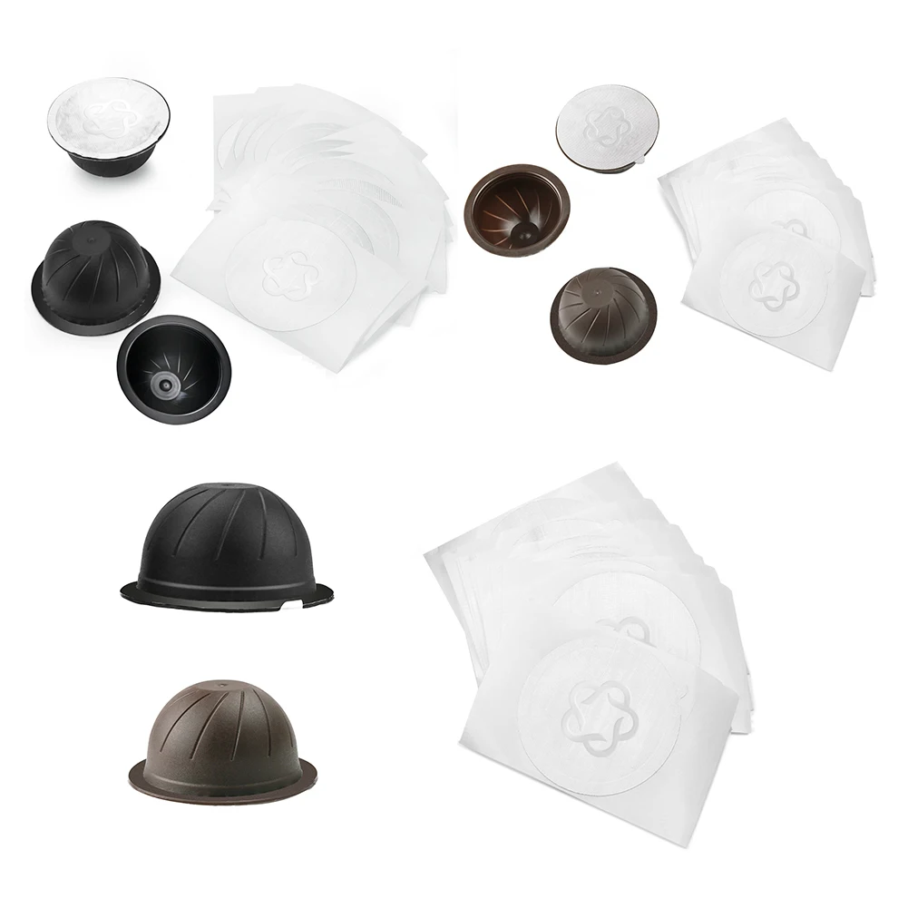 Self-adhesive Aluminum Foil Suit Food Grade Capsule Cup Seals Film Coffee Machines Replacement Reusable for Nespresso Vertuo