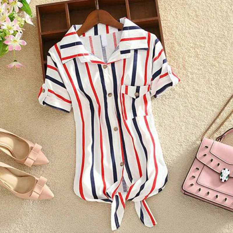 2024 Spring Summer New Cotton Large Loose Slimming Cardigan Top Women\'s Clothing Korean Casual Striped Checkered Shirt for Women