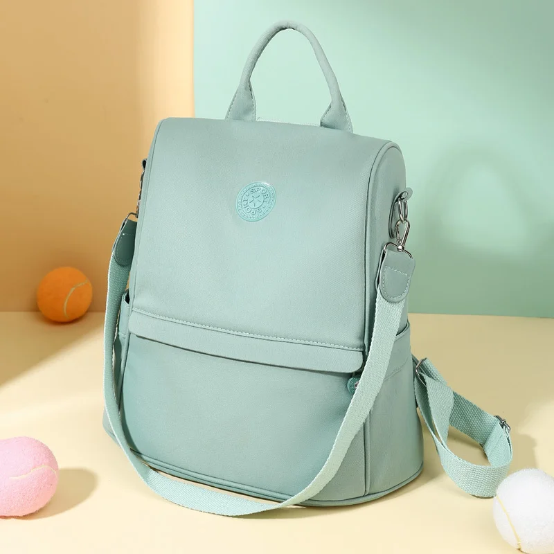 Nylon Oxford Cloth New Backpack Women's Simple Fashion Water-repellent School Bag Travel Leisure Large-capacity Shoulder