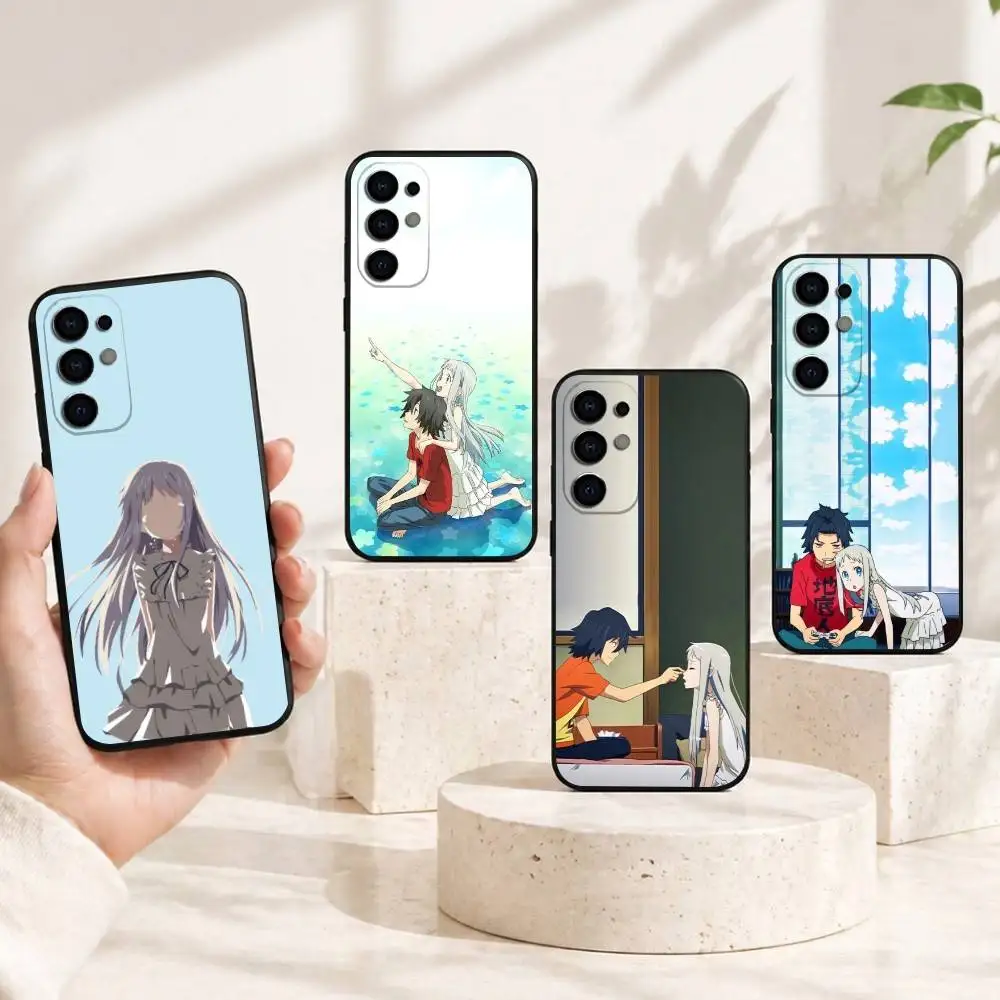 Anohana The Flower We Saw That Day Phone Case For Samsung S25,S24,S21,S22,S23,S30,Ultra,S20,Plus,Fe,Lite,Note,10,Black Cover