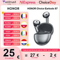 Global Version HONOR Choice Earbuds S7 Earphone Hi-Res Audio Intelligent Active Noise Cancellation 2.0 36 Hours Battery Life