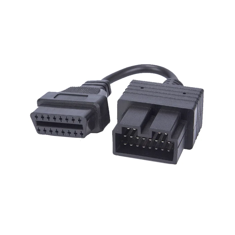 For T-oyota 22Pin OBD Connector OBD2 Diagnostic Cable 22 Pin to 16 Pin OBDII Adapter for  Interface Scan Diagnostic Tools