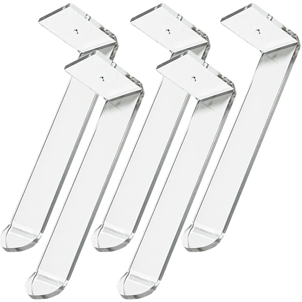 

5 Pcs Headband Display Stand Hair Rack Transparent Holder Acrylic Holders Storage Organizer Desktop