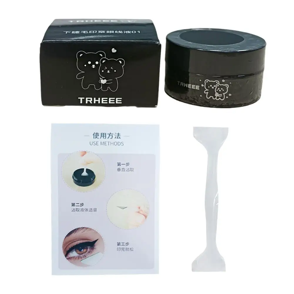 Set di timbri per ciglia Strumento per eyeliner Pennello per trucco di bellezza Stile trucco ad ala ﻿   To Eye Cosmetico grande Nuove donne Gattino Easy D8l9