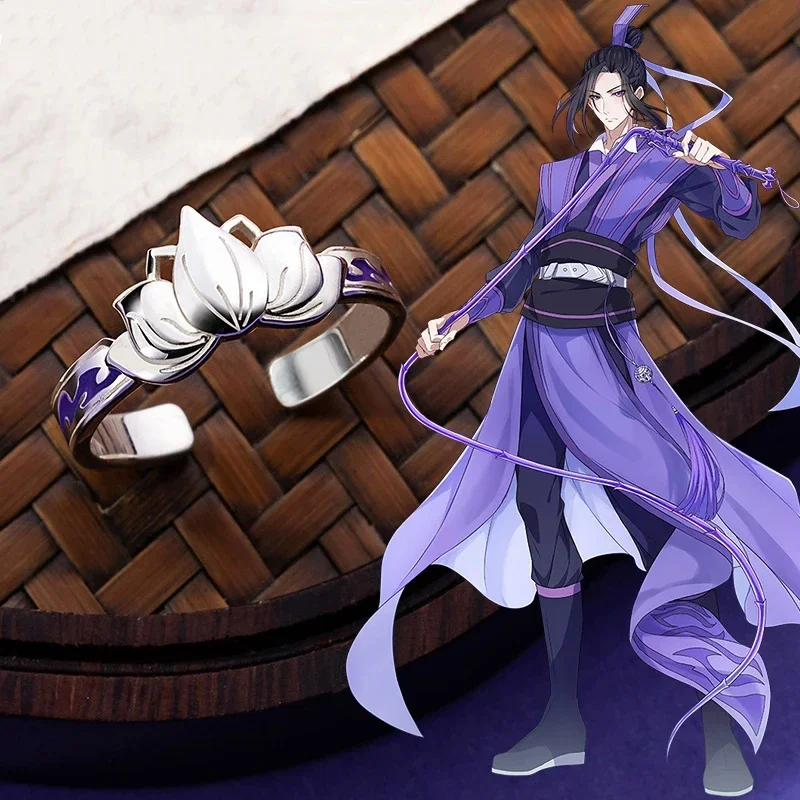 Accesorios de Cosplay de Mo Dao Zu Shi Jiang Cheng, accesorios de Cosplay Wei Wu Xian, flauta fantasma Chen qing Ling, anillo, collar, accesorios, regalo para fanáticos