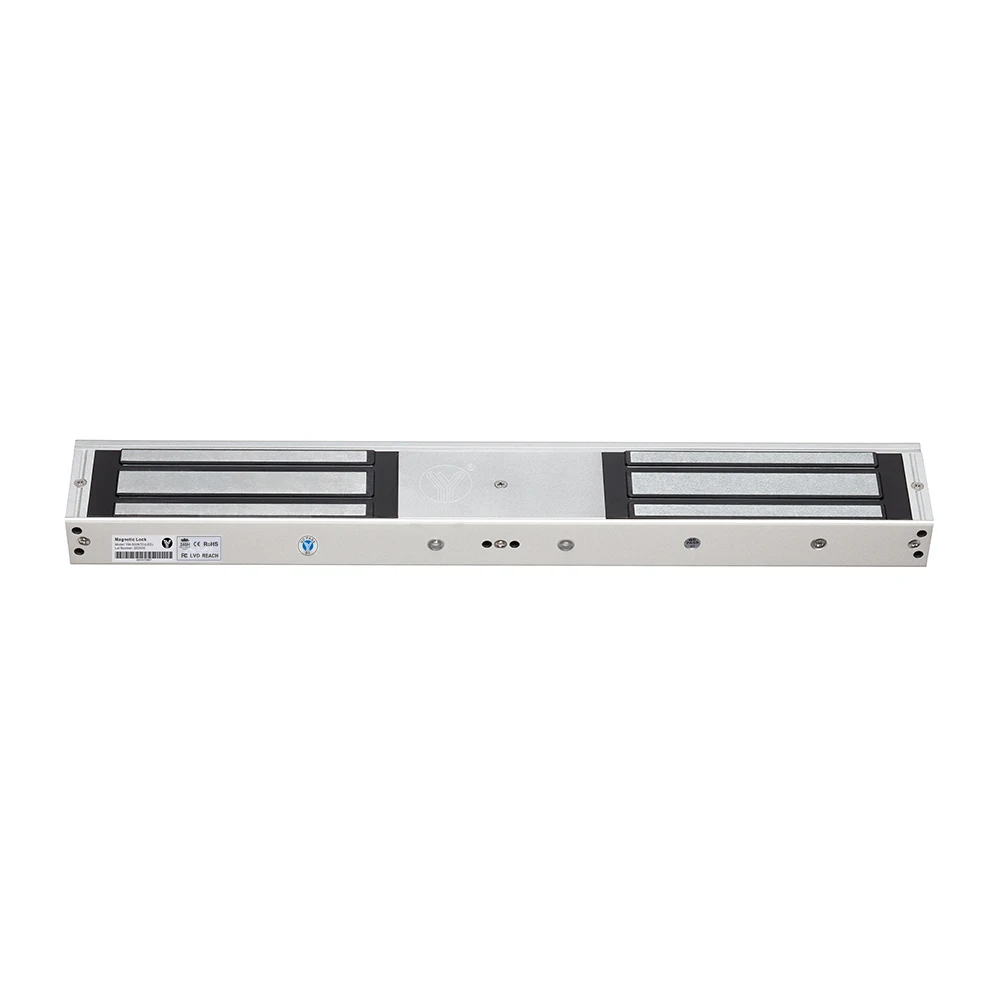 Fail Safe 1500lbs EM Lock Electromagnetic Door Lock For Double Door YM-750NTD(LED)