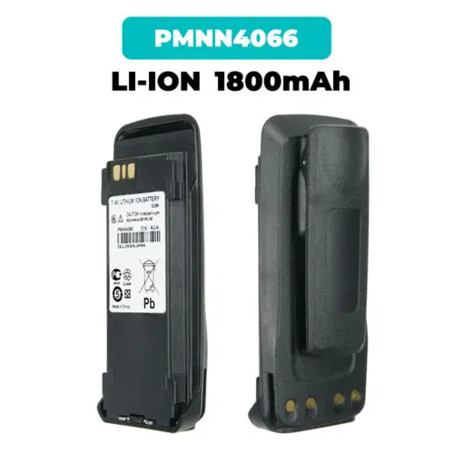 Bateria Li-ion para Motorola, 7.4V, 1800mAh, PMNN4066, DR3000, DP3400, MTR3000, novo, 2 peças