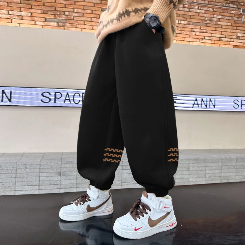 

Cool Knitted Casual Pants for Boys Slim Fit Sports Sle Autumn Spring Faionable Long Trousers Straight Leg Cotton Blend