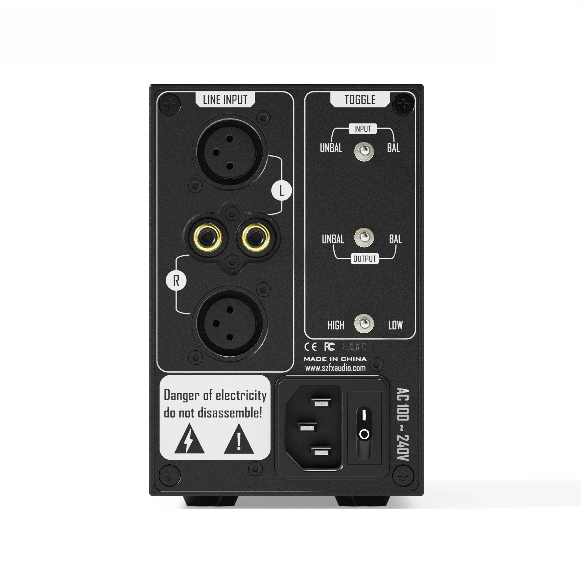 R07 Fever HIFI 2000mW High Thrust Desktop Headphone Amplifier