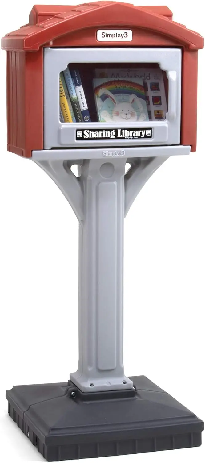 Dig-Free Sharing Library for Indoor or Outdoor Use, Little Sharing Library for Neighborhoods and Schools, Made in USA