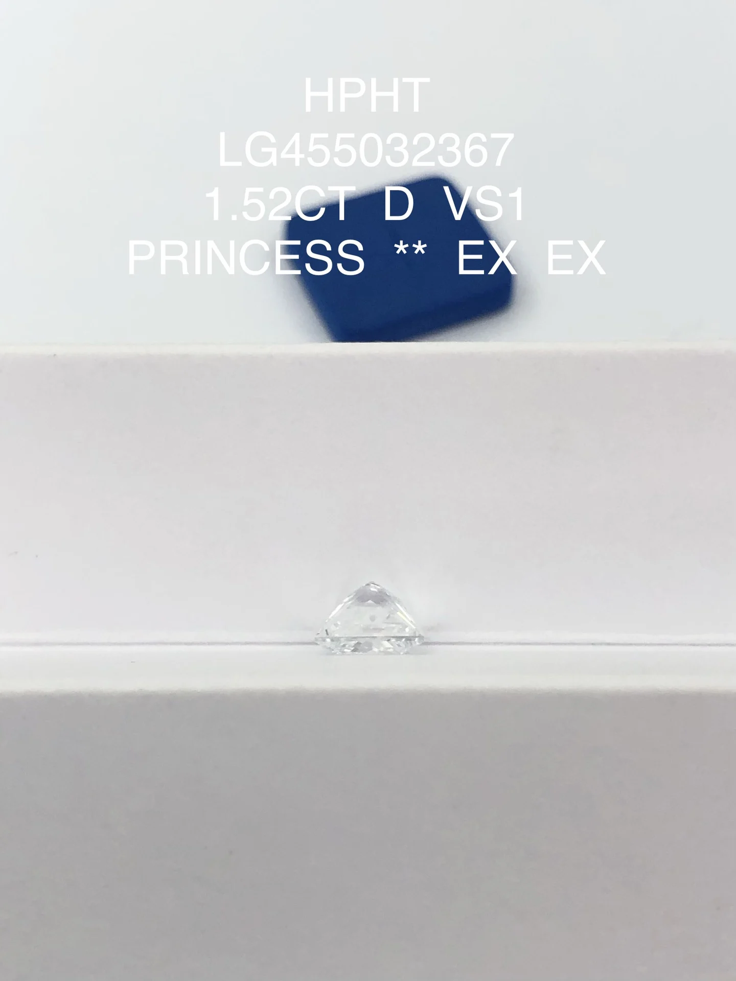 0,3ct 0,5ct 1ct 1,5ct 2ct 3ct 5ct Prinzessin-Schliff Laborgezüchtete Diamanten mit IGI-Zertifikat HPHT CVD Laborgezüchteter Diamant Großhandel – Detail 5