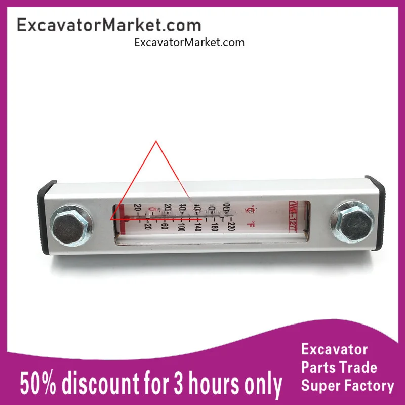 Excavator Spare Sany sy65 75 135 215 235-8-9 hydraulic oil scale hydraulic oil tank level gauge excavator accessories