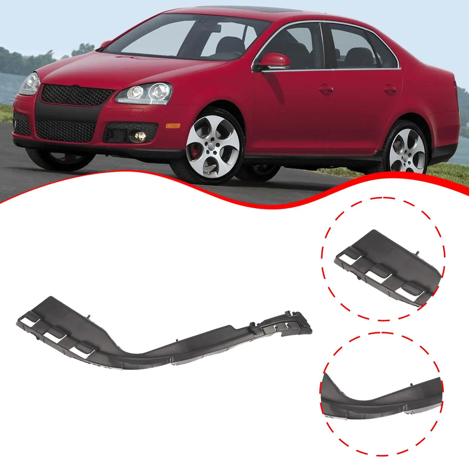 

Front Bump Bracket for Left Side Auto Supplies Spare Part Sturdy Repair Vehicle