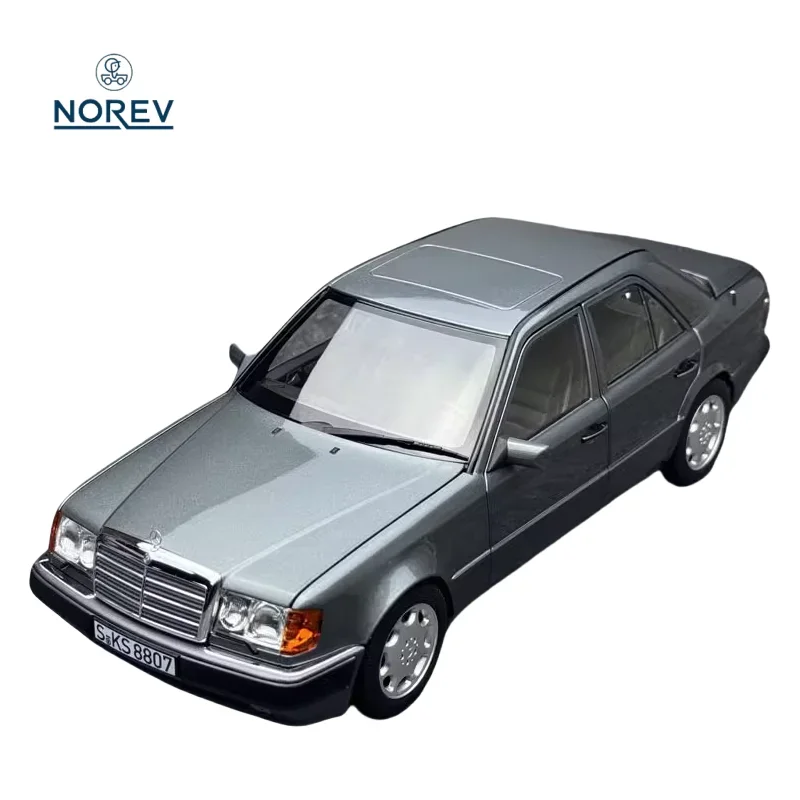 

1:18 Mercedes-Benz 500E W124 AMG Модель автомобиля класса E, детская коллекция декоративных игрушек, праздничные подарки для детей.