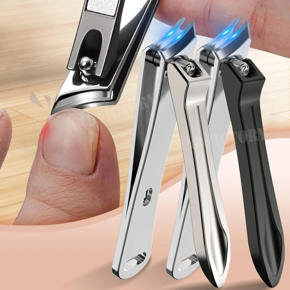 

1 шт., машинка для стрижки ногтей, наклонное изогнутое лезвие для вросших ногтей, ногти из нержавеющей стали, кутовые кусачки для ногтей