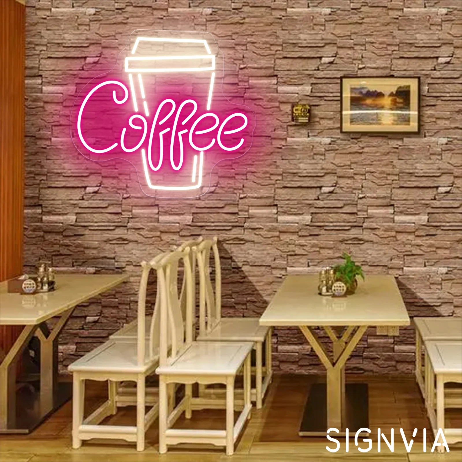 Coffee Neon Sign Light for Bar Decor Shop Home Pub Room Office Wall Decor Art Restaurant Cup Business Signboard Neon Lamp Signs