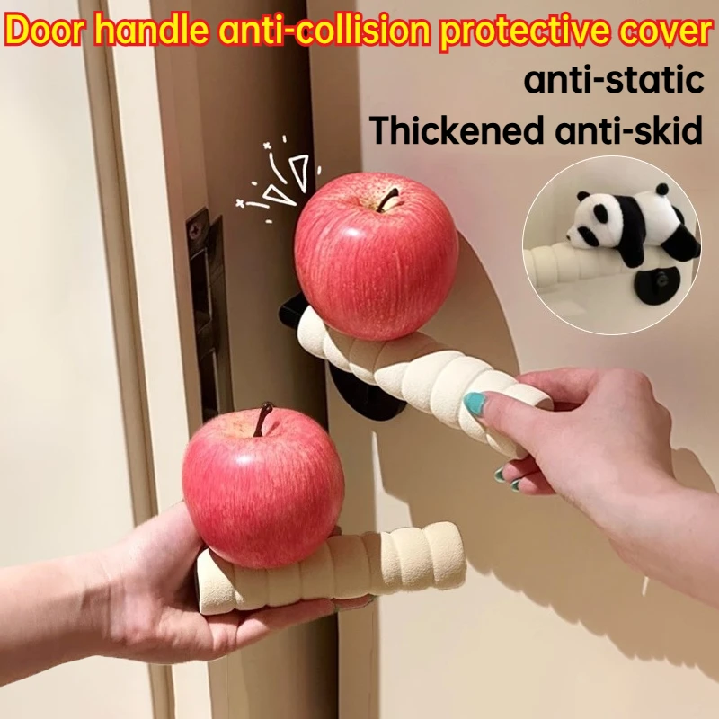 Kinder-Türgriff-Schutzabdeckungen gegen Aufprall für Links und Rechts, Warm und Frostschutz im Winter, Antistatisch, Rutschfestes Design