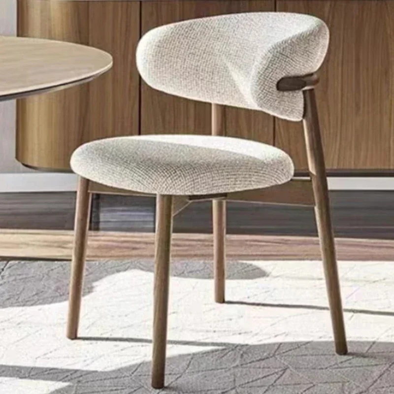 Wood Design Modern Dining Chairs Nordic Relaxing Office Dresser Dining Chairs Kitchen Salon  Home Furniture