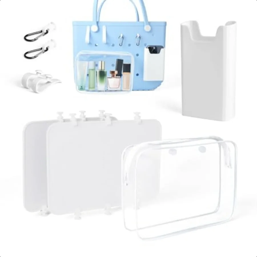 

Accories for Bogg Bags Organizer Holder for Bogg Bag Phone Holder Compatible 2pcs Hooks and 2pcs Hook Loops with Bogg Bag Origi