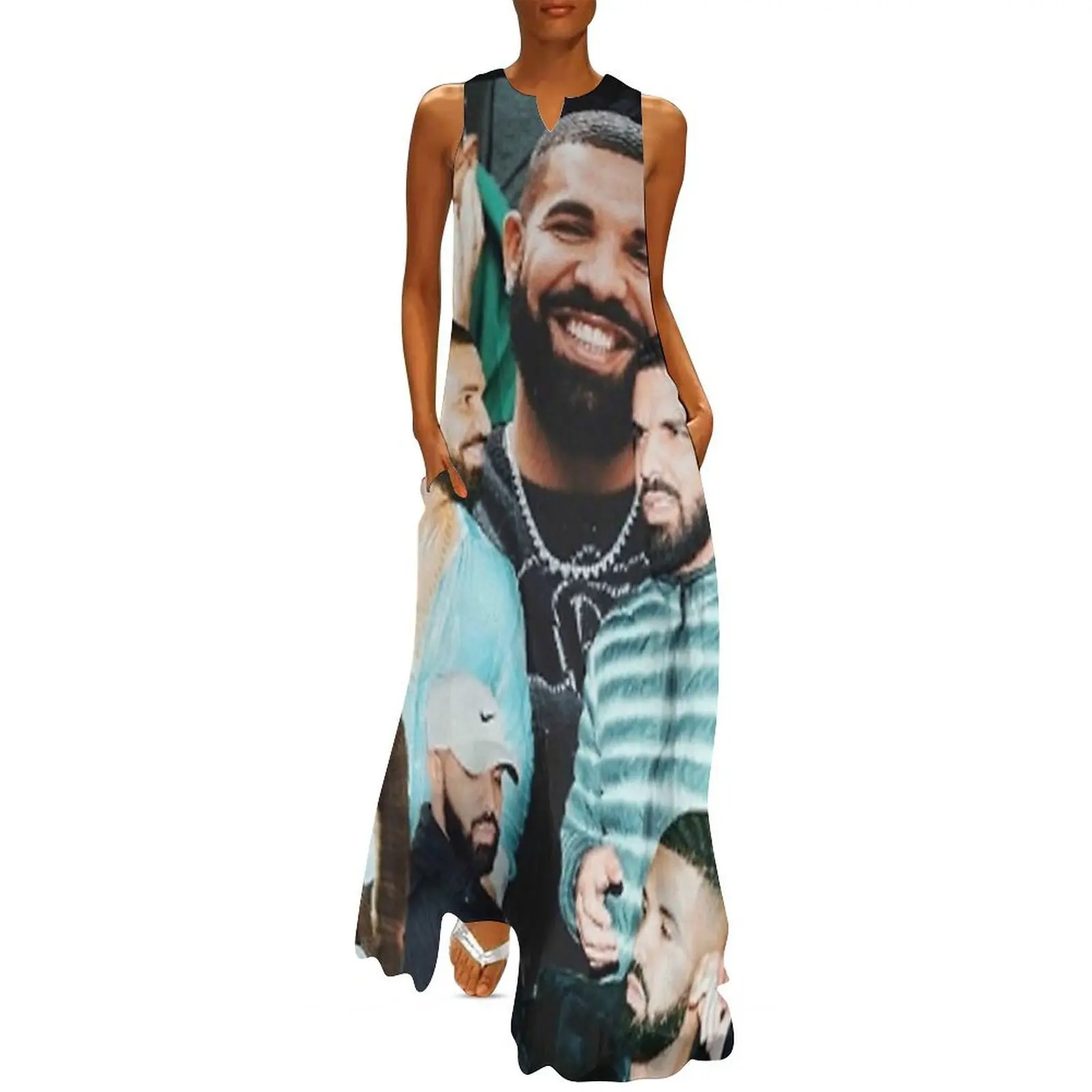 

Black Drake Scorpion Long Dress clothes for woman dress korean style african dresses for woman sensual sexy dress for women