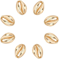 stainless stee Shell Beads Boho Natural Seashells Bead Conches Cowries Charms for DIY Necklace Bracelets Making Jewelry Findings
