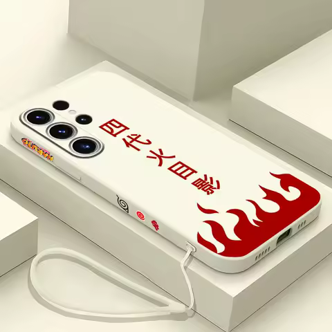 Narutos Namikazes Phone Case for Samsung Galaxy S24 Ultra S20 FE S22 S23 Ultra 5G S21 Plus S22 Silicone Shell Luxury Cover