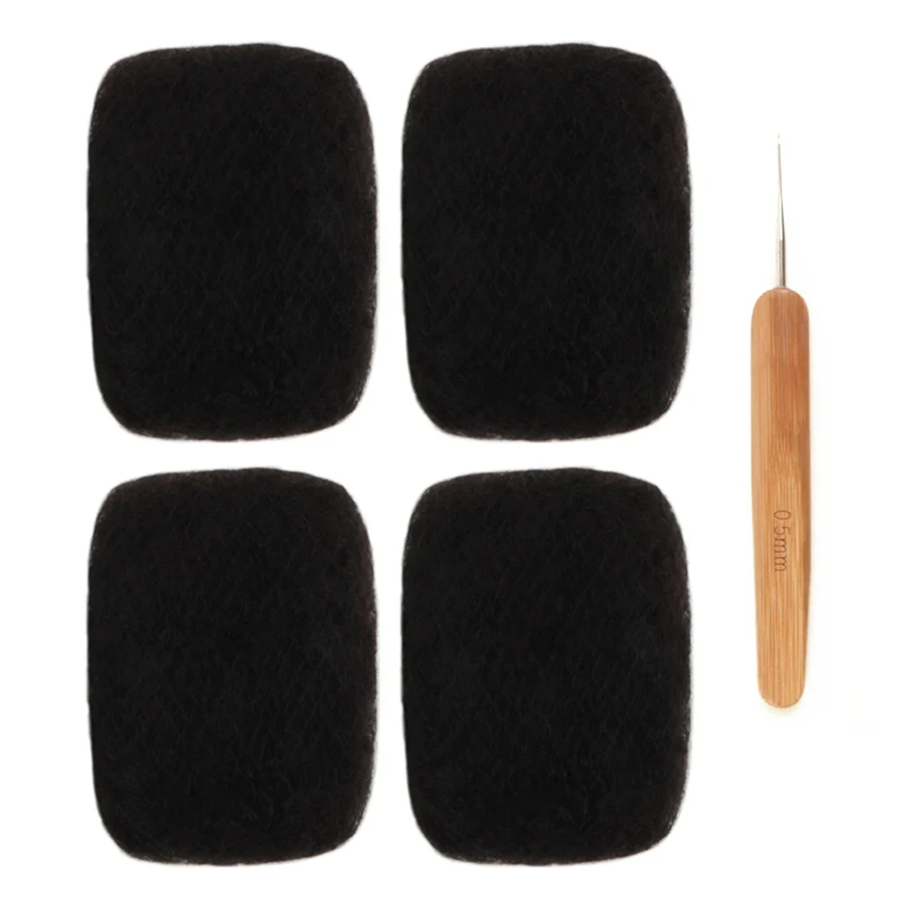 

Афро-кудрявые человеческие волосы для плетения, 1 пучок, 30 г/шт., натуральный цвет, бразильские косички Remy, волосы без утка для женщин