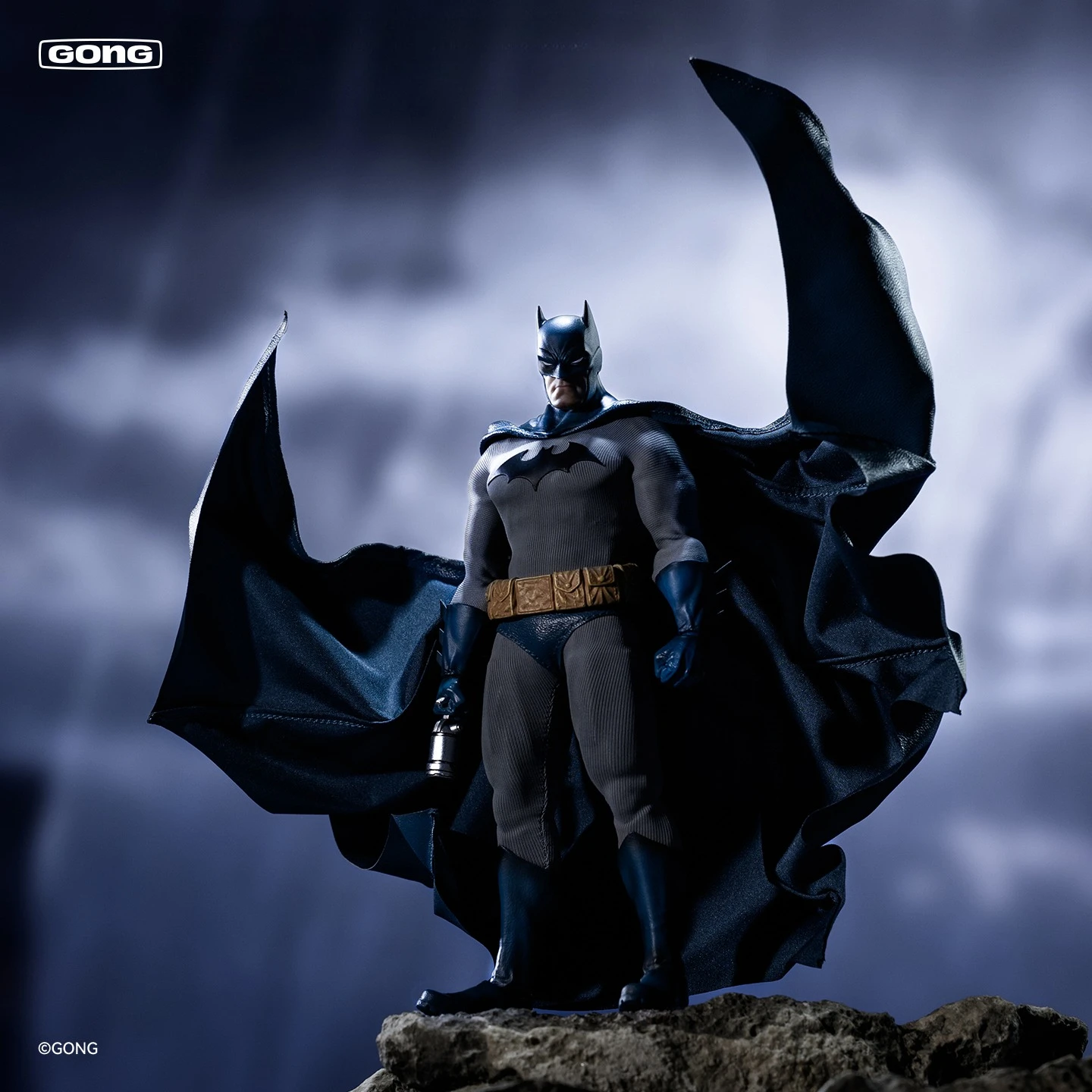 GONG DC Hush Batman 1/12 figura de acción Commoner People articulaciones móviles cabeza de muñeca escultura cómic Anime colección modelo juguetes regalo