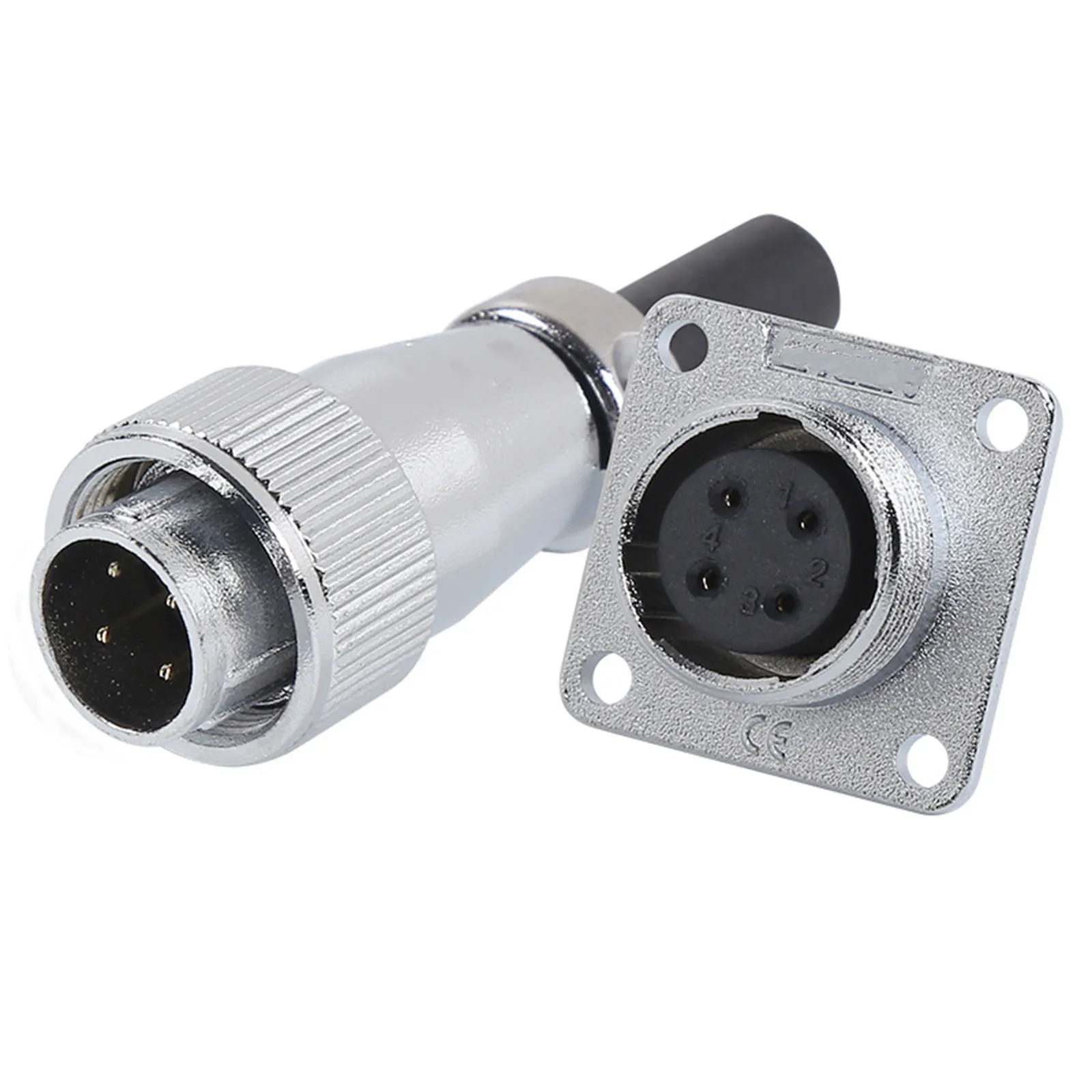 WS16 التوصيل + المقبس WS16 لحام سبائك الزنك Φ16mm -40 ℃ ~85 ℃   2/3/4/5/7/9/10 دبوس لآلات CNC لأجهزة الكمبيوتر