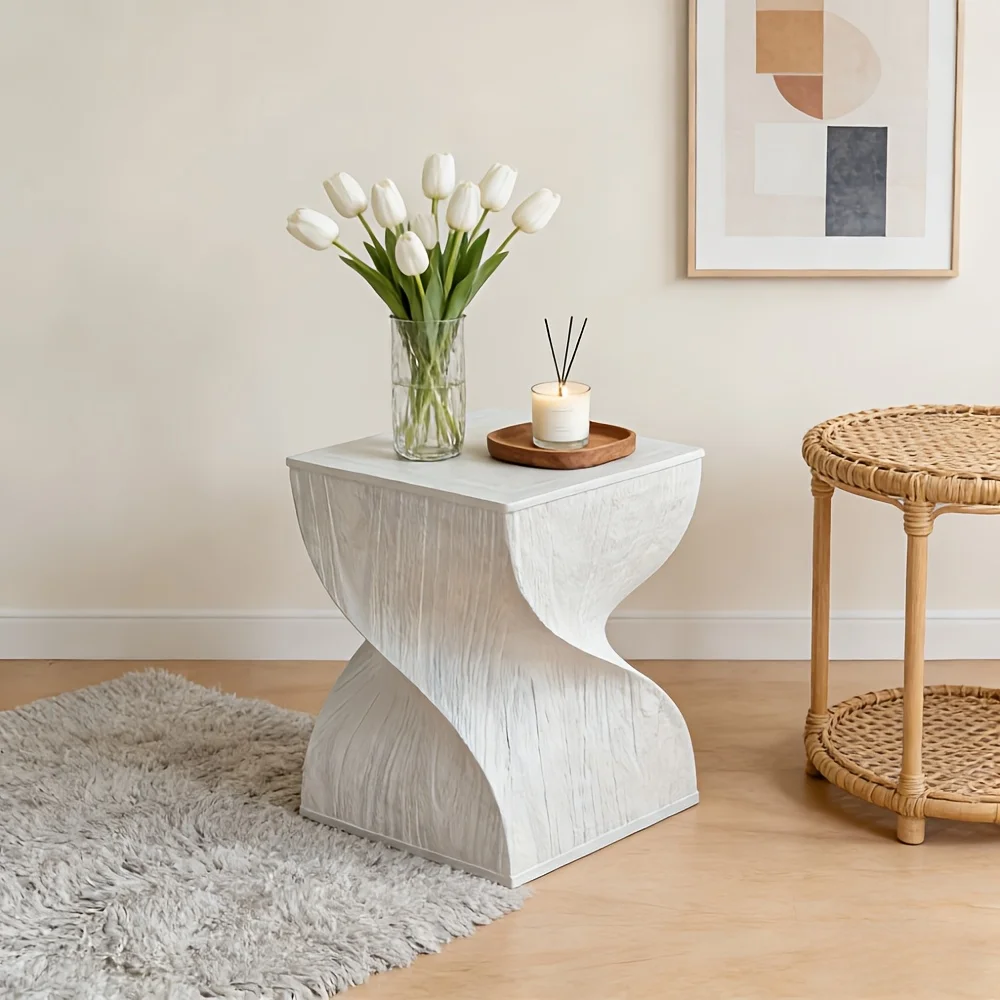 Nordic Coffee Table Edge Table Bedside Table Sofa Edge Table Office Table Magnesium Oxide Material Durable Beautiful