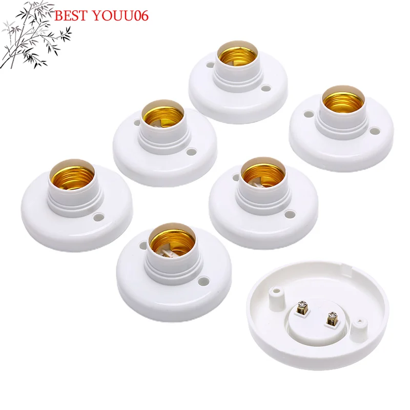 

Горячая новинка: Набор из 6 держателей для потолочных светильников E27 с винтовым цоколем Эдисона, основание-подставка