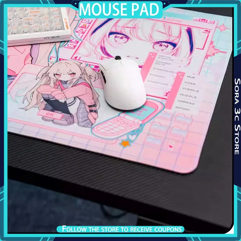 ATK Nana Anime Mouse Pad Neutral Sliding Pad Fps Dedicated E-sports Game Durable Computer Desktop Accessories