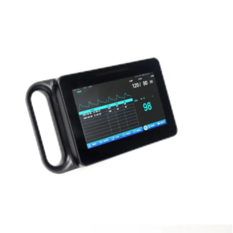 7-Inch Touch Screen Veterinary Patient Monitor for Dogs & Cats Eco-Friendly Multi-Parameter Monitoring System