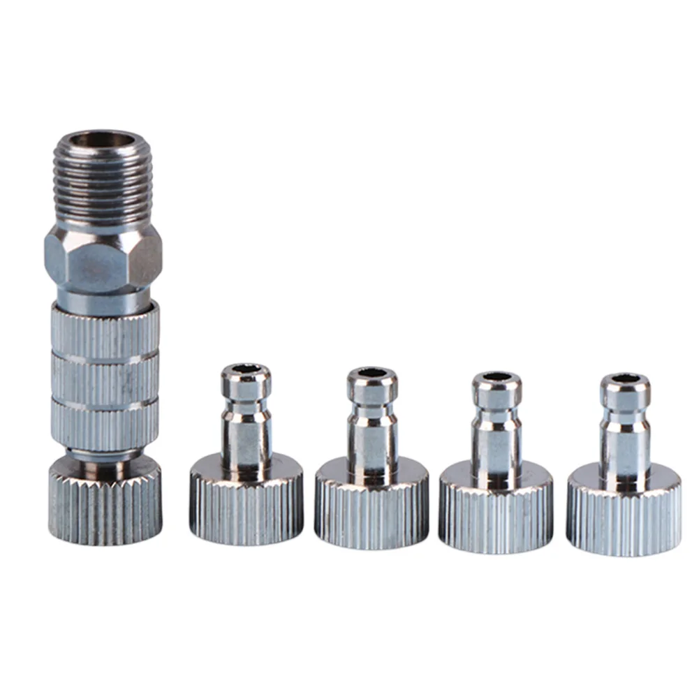 

Quick Release Airbrush Coupler Adapter 1/8 Inch with 5 Male and Female Fittings for Easy Switching Between Airbrushes