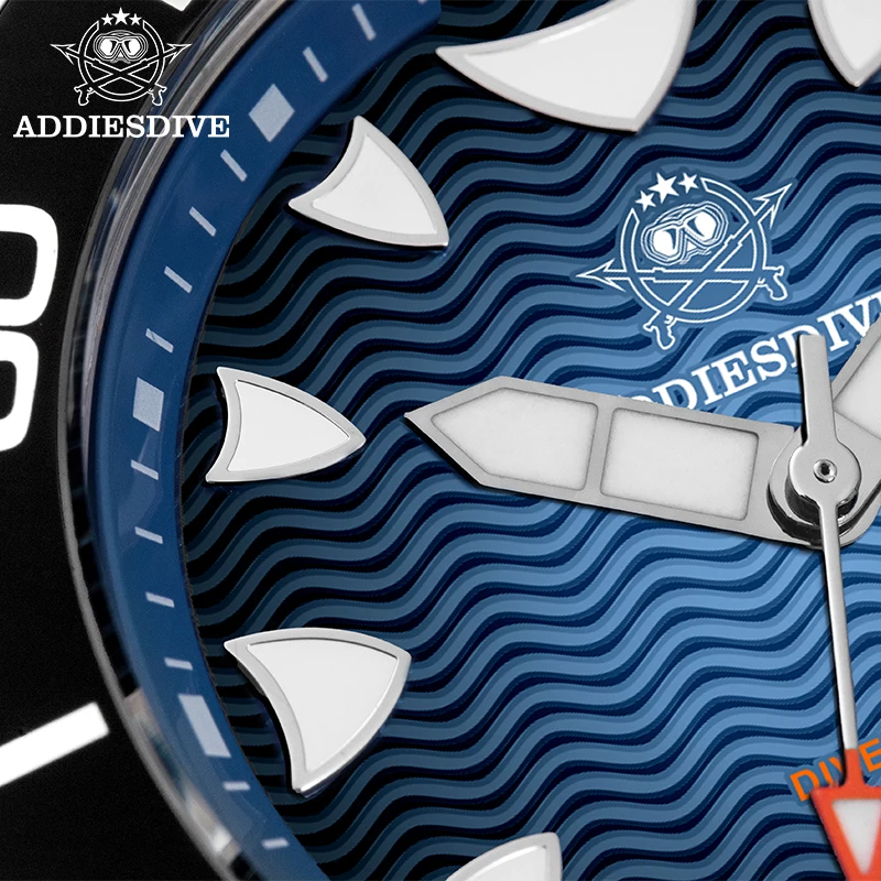 ADDIESDIVE New Men Watch Top Brand 2115 Quartz Wristwatch BWG9 Super Luminous 200m Waterproof Diver Watches 316L Stainless Steel
