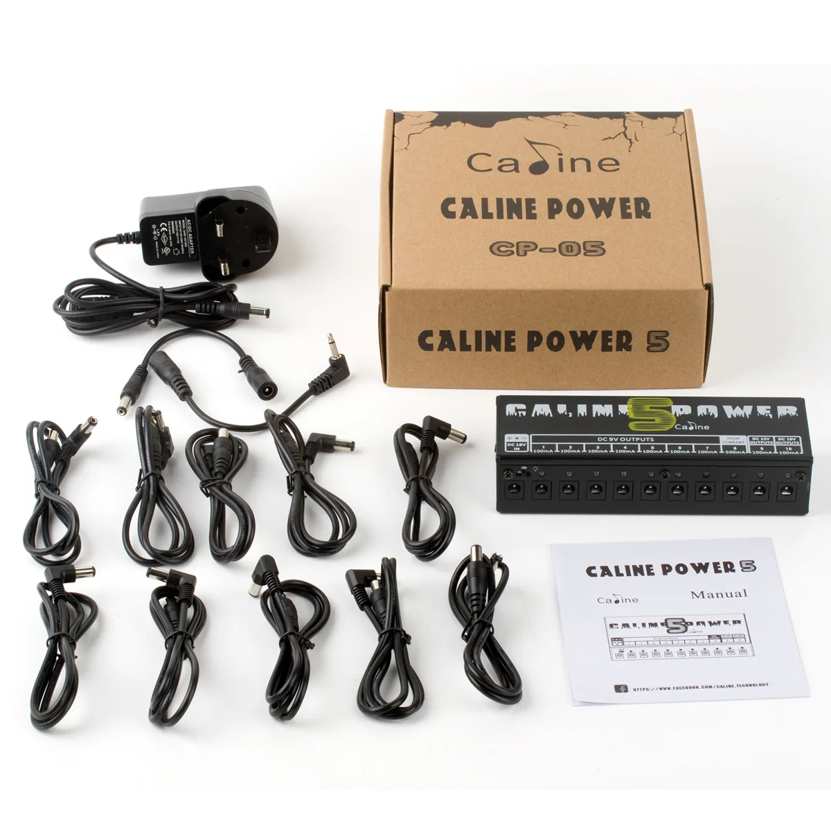 Caline CP-05 10 output port single block effect device power supply 9V 12V 18V output - view 5