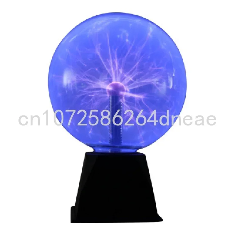 20cm Artificial Lightning Ion Ball Tesla Coil Glow Arc Touch Lightning Sound Control 12V