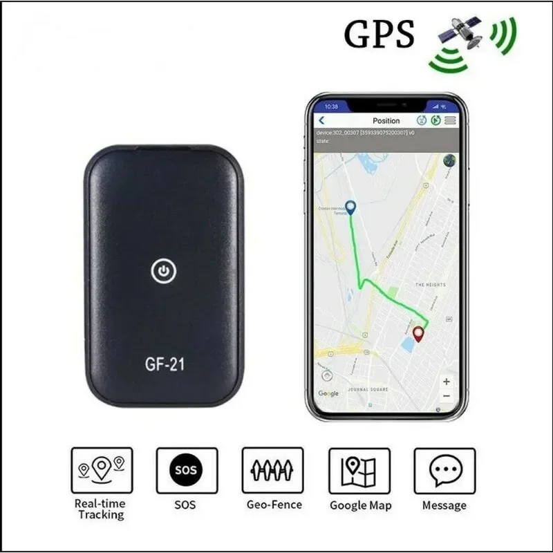 GF21 Mini GPS Car Tracker App مكافحة خسر مكافحة سرقة جهاز تعقب التحكم الصوتي تسجيل مركبة الاطفال محدد WIFI + LBS + GPS