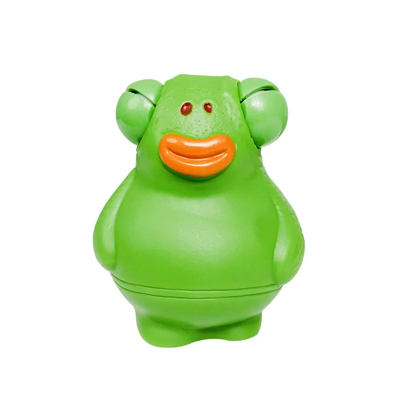 1pcs Decompression Gaze Green Headed Monster Pinch Music Toy Creative Desktop Ornaments Healing Gifts  Squishy Rebunging