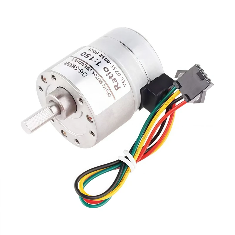 CHS-GM37BY Stepper Brushless Gear Reducer Motor, Capable of Forward and Reverse Rotation, Adjustable Speed Motor