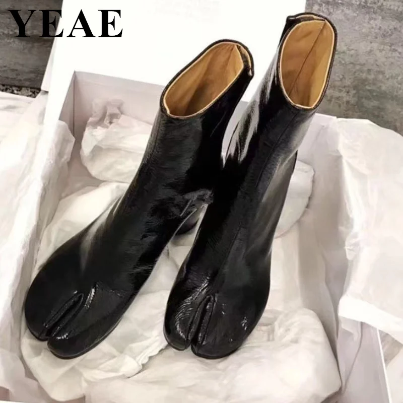 

Женские ботильоны на высоком каблуке, повседневные ботинки с разрезом, на осень/зиму, 2024