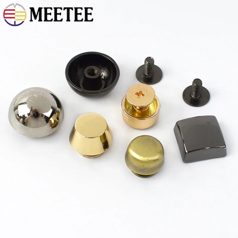 20Pcs Bag Rivet Nails Accessories for Handbags Metal Snap Buckle Leather Studs Decoration Button Clothes DIY Crafts