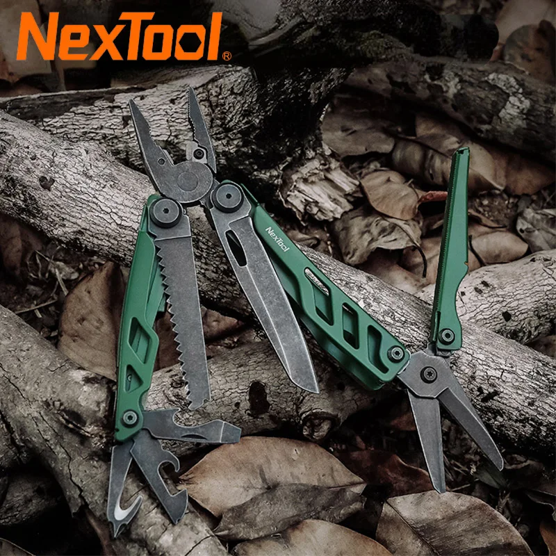 

2024 New NexTool Flagship Pro Multitool Pliers 16 in 1 Multi-tool EDC Saw Screwdriver Scissors Outdoor Hand Tools Red/Green