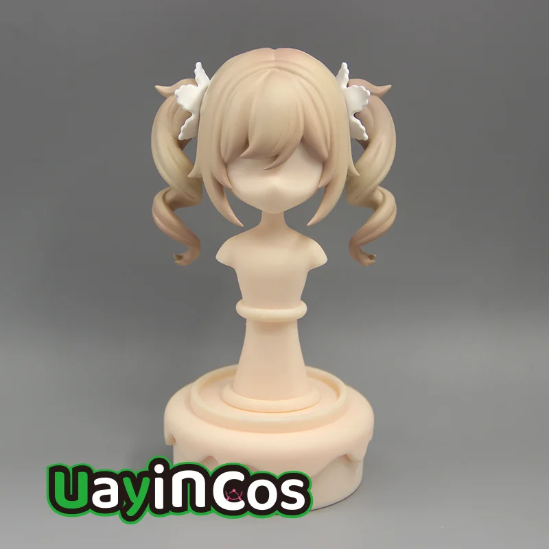 Genshin Impact Barbara Handmade OB11 OB22 GSC Hair Shell Detachable Hair Wig Faceplates BJD Doll Accessories Game Anime Toy Kids