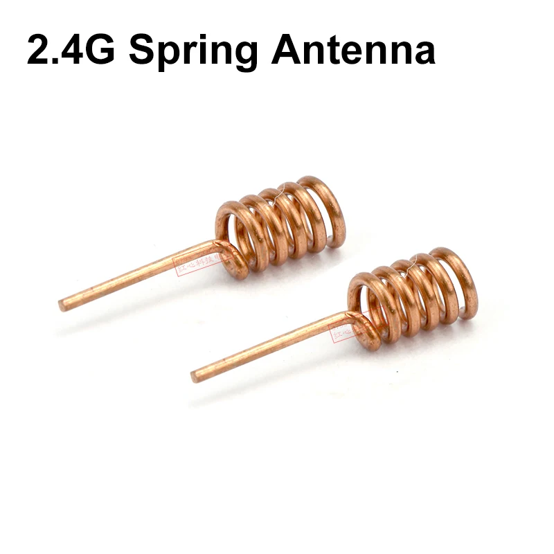 

10Pcs 2.4Ghz Spring Antenna 2.4G 2400Mhz Copper High Gain 3dBi For PCB Soldering Weld Type