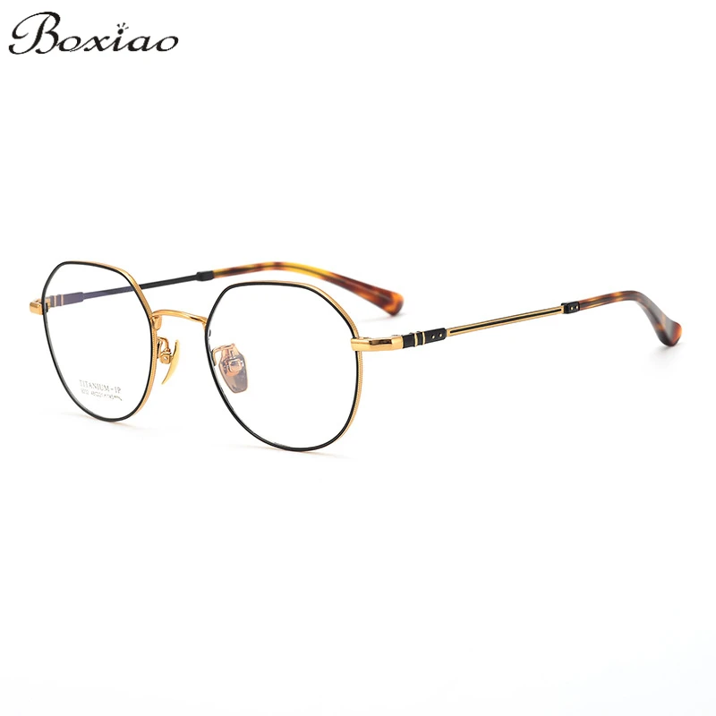 48 Yards Pure Titanium Fashion Full-frame Frame Small Size High Myopia Glasses Thin Reading Glasses Anti-fatigue Blue Light.