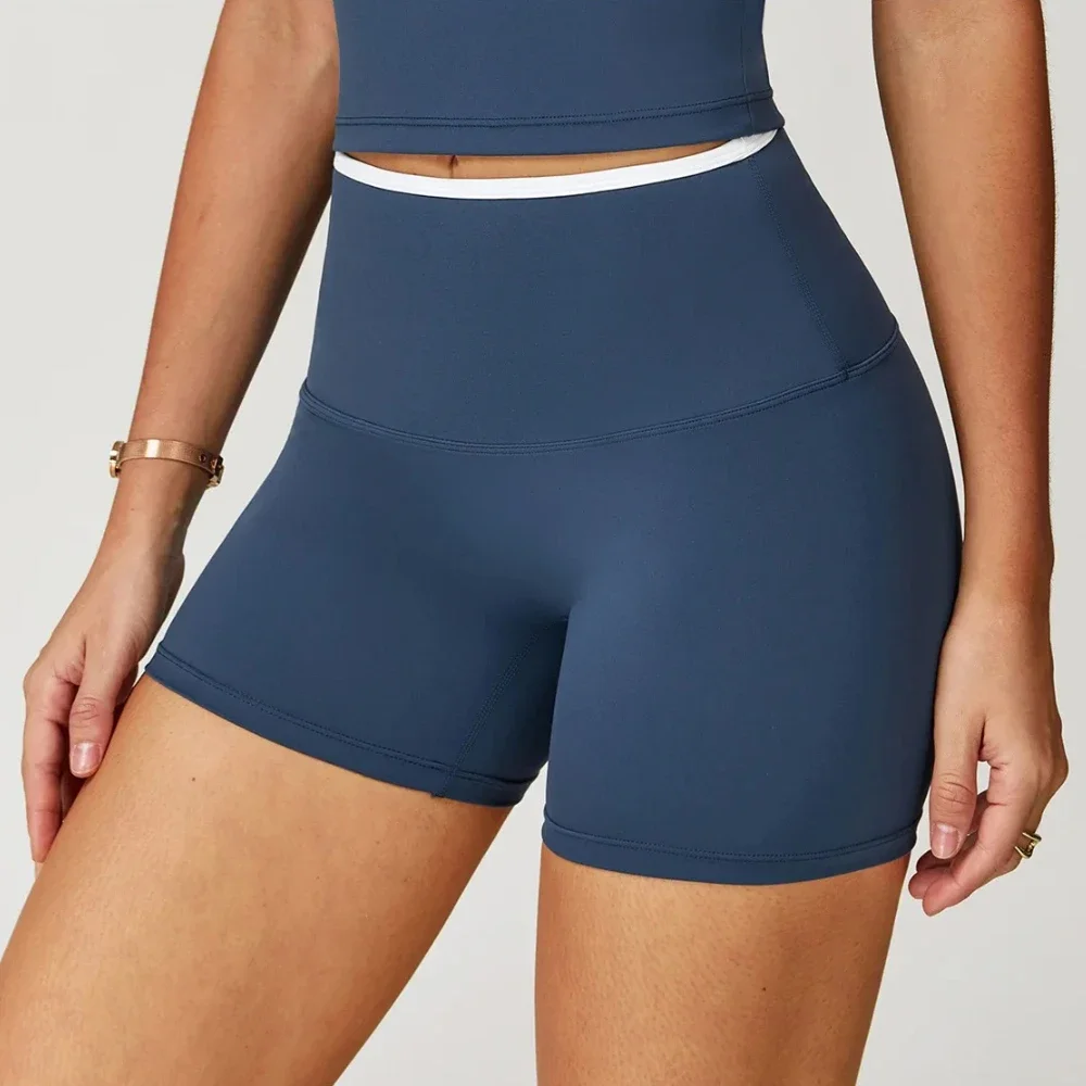 Women Impact Shorts Sexy Stretch Yoga Shorts With Hip Lifting Abdominal Tightening Tight Gym Tights Fitness Shorts Running Pants